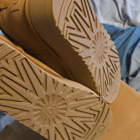 UGG Brown Shearling Ankle Booties - Picture 6 of 8